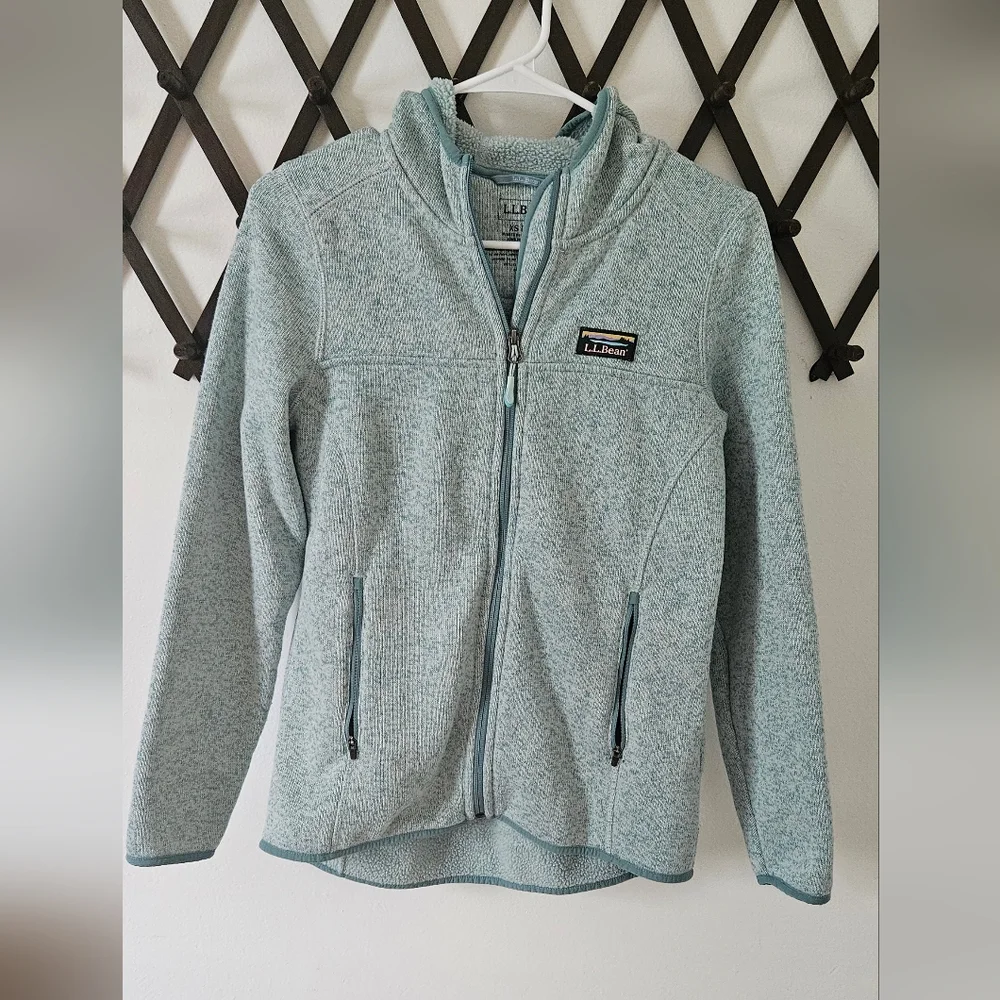 L.L.Bean Light Blue Fleece Jacket